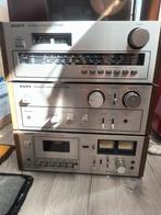 Sony Stereo Set: Tuner, Versterker & Cassettedeck, Ophalen, Gebruikt, Losse componenten, Cassettedeck