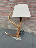 Geweilamp.schemerlamp.geweien.edelhert.damhert.tafellamp., Ophalen, Nieuw, Minder dan 50 cm