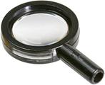 Lego Black Minifigure, Utensil Magnifying Glass Thin Frame, Ophalen of Verzenden, Gebruikt, Losse stenen, Lego