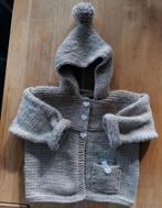Nieuw gebreid babyvestje maat 80-86 (1 jr), lichtbruin., Kinderen en Baby's, Babykleding | Maat 80, Jelly, Nieuw, Ophalen of Verzenden