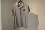 Stone Island polo grijs embleem borst nieuw met label S