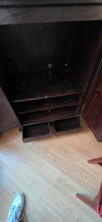 Massief Eiken TV Kast, Huis en Inrichting, Gebruikt, 100 tot 150 cm, Klassiek, Eikenhout