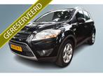 Ford Kuga 2.5 20V Titanium 4WD (bj 2010, automaat), Auto's, Automaat, Gebruikt, Zwart, 1553 kg