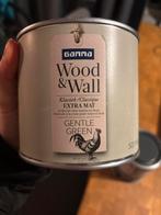 Gamma Wood & Wall Verf - Gentle Green, Doe-het-zelf en Verbouw, Nieuw, Ophalen of Verzenden, Verf, Minder dan 5 liter