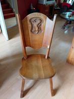 Eettafel stoelen met uitgesneden leeuw, Antiek en Kunst, Ophalen