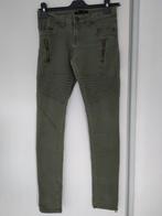 Amisu armygreen kleurige dames biker jeans, Overige kleuren, Ophalen of Verzenden, W27 (confectie 34) of kleiner, Gedragen