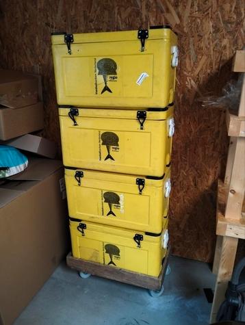 Gele Voedselbank Koelboxen - 4 stuks beschikbaar voor biedingen