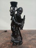 Oosters Houten Beeld - 35,5 cm, Antiek en Kunst, Kunst | Beelden en Houtsnijwerken, Ophalen of Verzenden