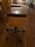 Vintage Gispen Bureaustoel, Huis en Inrichting, Bureaustoelen, Ophalen, Gebruikt, Bruin, Bureaustoel