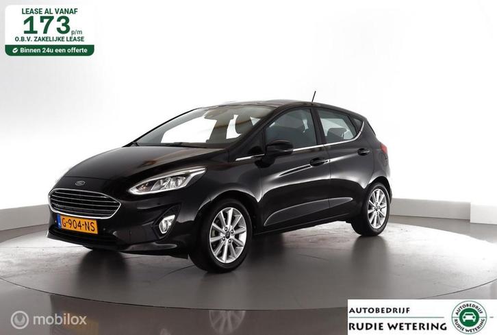 Ford Fiesta 1.0 EcoB. 101pk Titanium NL-auto|nav|cam|ecc|lmv, Auto's, Ford, Bedrijf, Te koop, Fiësta, ABS, Achteruitrijcamera