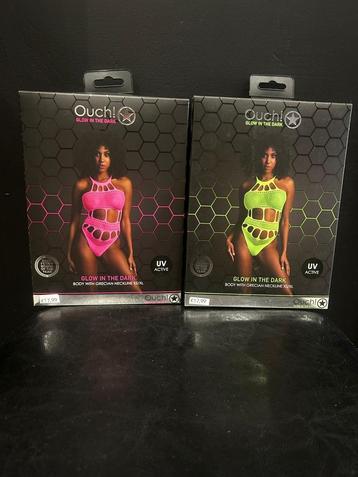 Glow in the dark body with grecian neckline maat XS / XL beschikbaar voor biedingen
