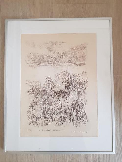 Martin Seidemann, litho, gesigneerd, Antiek en Kunst, Kunst | Litho's en Zeefdrukken, Ophalen of Verzenden