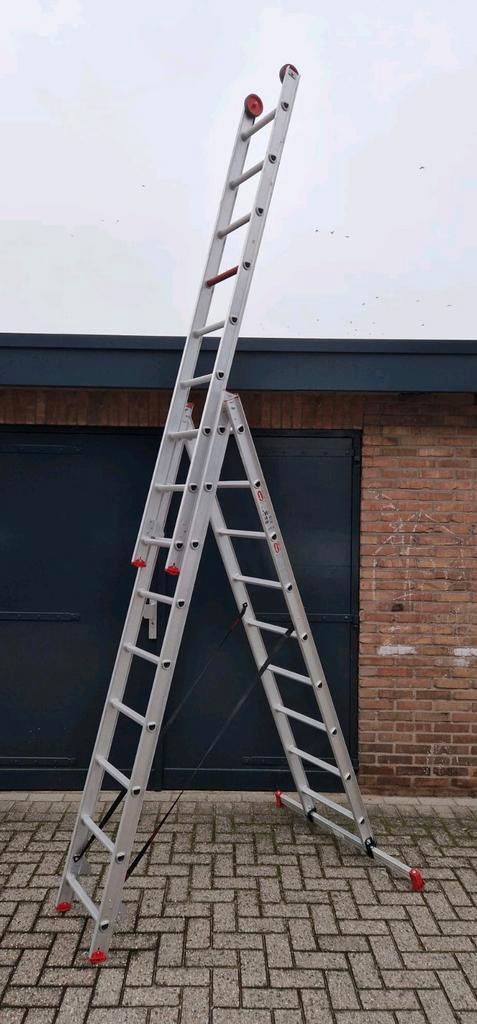 ALTREX 3x9 AR 3060, SCHUIFLADDER, REFORMLADDER, NIEUWSTAAT, Doe-het-zelf en Verbouw, Ladders en Trappen, Zo goed als nieuw, Ladder