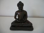 Boeddha Beeld - Bruin - 15 cm hoog - zgan, Ophalen of Verzenden, Zo goed als nieuw, Religie