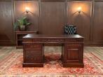 Klassiek Engels bureau (partnerdesk) #495, Ophalen of Verzenden, Zo goed als nieuw, Bureau