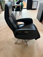 Elektrische Relax Fauteuil - Leder, Huis en Inrichting, Fauteuils, Ophalen, Zo goed als nieuw, Leer, 75 tot 100 cm