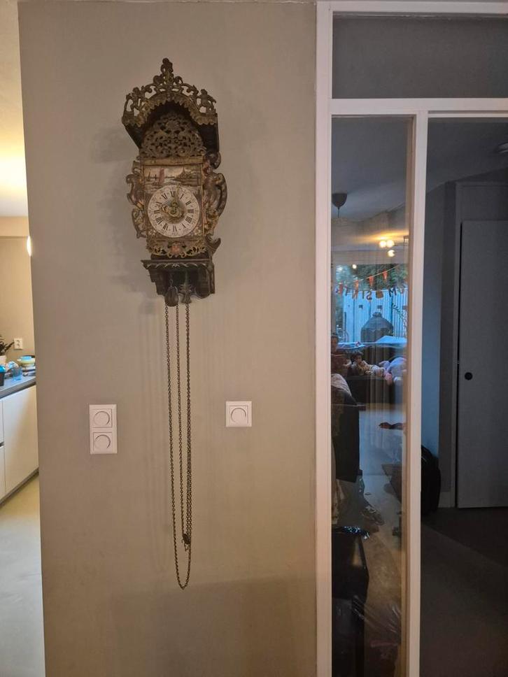 Antieke Friese Stoelklok - Onderdelen Ontbreken, Antiek en Kunst, Antiek | Klokken, Ophalen