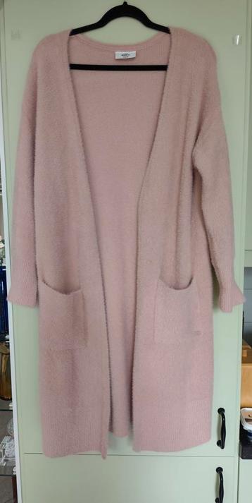 Gina Benotti zacht babyroze lang fluffy vest, mt 36/38 beschikbaar voor biedingen