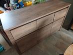 Wild donker eiken kleur dressoir, salontafel en tv meubel, Ophalen, Gebruikt, 25 tot 50 cm