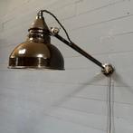 Vroege Rademacher wandlamp met grote emaille kap zwart oud, Huis en Inrichting, Gebruikt, -, -, Ophalen of Verzenden