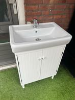 Wastafel met kast - Badkamer opberger, Minder dan 50 cm, Gebruikt, Ophalen of Verzenden, Minder dan 100 cm