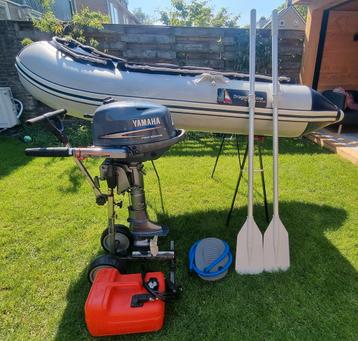 Rubberboot (230cm) met Yamaha 4PK 4Tact  beschikbaar voor biedingen