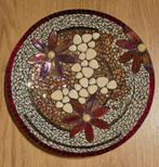 mozaïekschaal bloem, Huis en Inrichting, Overige materialen, Schaal, Rond, Nieuw