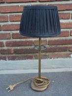 Trendy zwart tafel-dressoir lampje met organza lampenkap, Ophalen of Verzenden, Zo goed als nieuw, Overige materialen, Minder dan 50 cm
