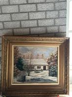 Schilderij ‘winter’, Antiek en Kunst, Kunst | Schilderijen | Klassiek, Ophalen of Verzenden