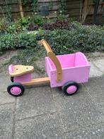 Roze Houten Bakfiets voor kinderen, Ophalen, Gebruikt, Jongen of Meisje