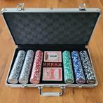 Nieuwe pokerset met 300 Las Vegas poker fiches! In plastic!, Een of twee spelers, Ophalen of Verzenden, Nieuw