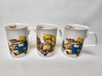 3 Roy Kirkham Teddy Beer mokken Design Karen Buckley, Gebruikt, Ophalen of Verzenden, Overige stijlen, Kop(pen) en/of Schotel(s)