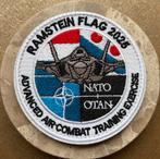 NATO excercise Ramtein Flag 2025 patch (velcro), Verzamelen, Ophalen of Verzenden, Nederland, Embleem of Badge