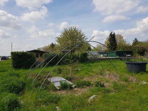 5 gegalvaniseerde kasbogen B4-5m x d5m x h2,, Tuin en Terras, Kassen, Gebruikt, Kweekkas, Overige materialen, Overige materialen