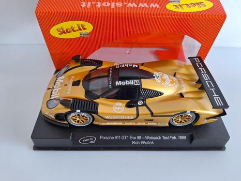 Slot-it Porsche 911 GT1 Evo98 Test Weissach 1998 CA23B, Kinderen en Baby's, Speelgoed | Racebanen, Nieuw, Racebaan, Elektrisch