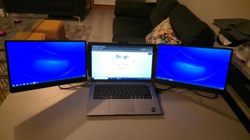 TeamGee Portable Dual Screen Monitor, Computers en Software, Monitoren, Zo goed als nieuw, 60 Hz of minder, LED, Ophalen