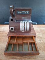 vintage antieke National kassa met geld-lade uit ca. 1930, Ophalen