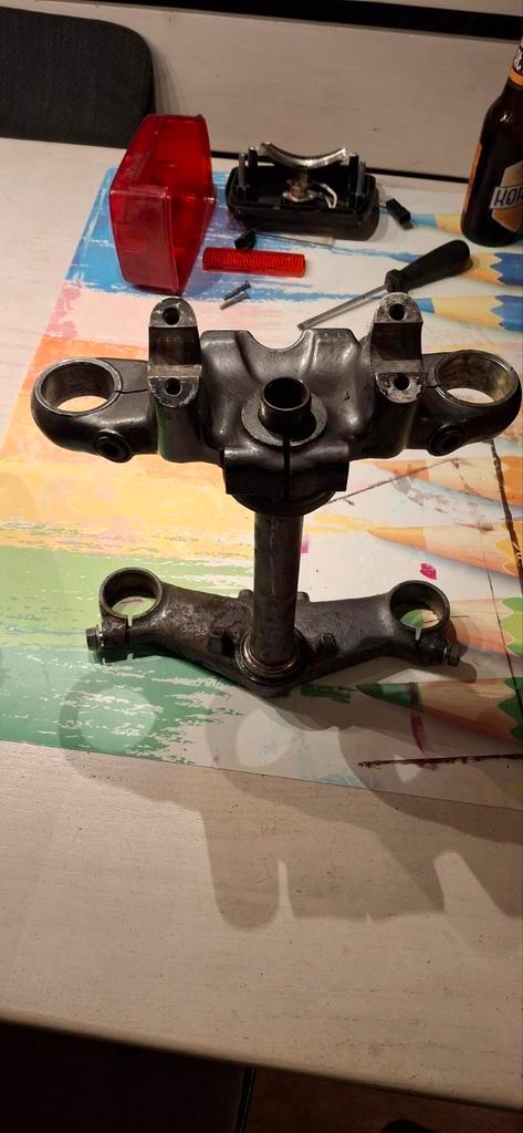 Motorfiets Kroonplaat / Voorvork, Motoren, Onderdelen | Overige, Gebruikt, Ophalen of Verzenden