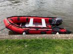 Rubberboot, Watersport en Boten, Rubberboten, Aluminium, Gebruikt, Benzine, Minder dan 70 pk