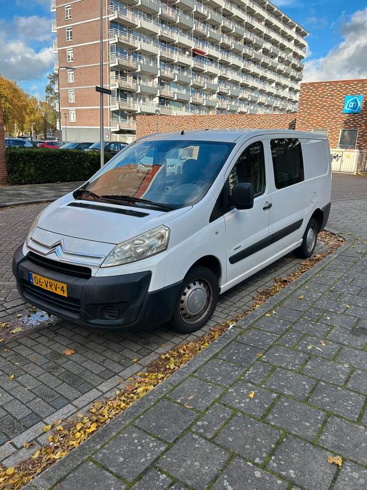 Citroën Jumpy DUBBEL CABINE 1.6 HDI 1200 L2h1 2008, Auto's, Bestelauto's, Particulier, Diesel, Handgeschakeld, Origineel Nederlands