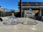 Glazen stolp 2 stuks, Ophalen, Zo goed als nieuw