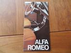 Folder Alfa Romeo programma 1971 Spider Giulia Montreal GT, Auto diversen, Handleidingen en Instructieboekjes, Ophalen of Verzenden