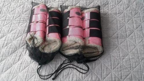 Gave Harry's-Horse beenbeschermers set roze 4 bont zgan rose, Dieren en Toebehoren, Paarden en Pony's | Beschermers, Zo goed als nieuw