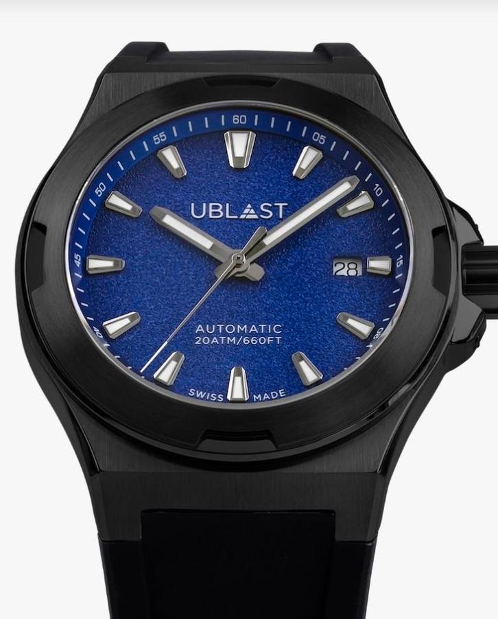 UBLAST Automatisch Horloge - Blauw, Sieraden, Tassen en Uiterlijk, Horloges | Heren, Nieuw, Polshorloge, Overige merken, Ophalen of Verzenden