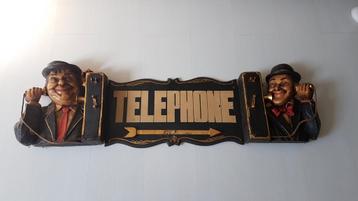 VINTAGE LAUREL AND HARDY TELEPHONE bord dikke en de dunne beschikbaar voor biedingen