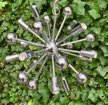 Sputnik Hanglamp Kroonluchter chroom Space Age Mid Century  beschikbaar voor biedingen