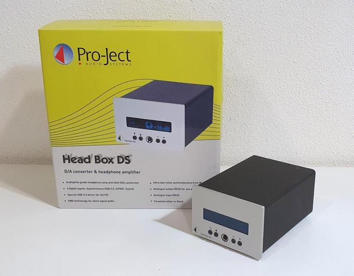 Hoofdtelefoonversterker - Pro-Ject Head Box DS, Audio, Tv en Foto, Koptelefoons, Gebruikt, Overige merken, Ophalen of Verzenden