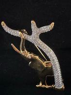 Swarovski Olifant Broche met Strass, Verzamelen, Swarovski, Swarovski, Swarovski, Verzenden, Zo goed als nieuw