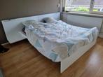 wit bed 210 lang bij circa 180 breed, Huis en Inrichting, Slaapkamer | Bedden, Ophalen, Gebruikt, Tweepersoons, 180 cm