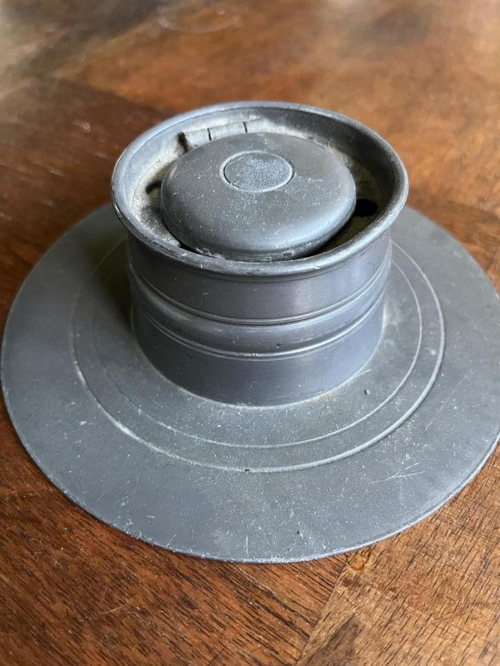 Tinnen inktpot, Antiek en Kunst, Antiek | Tin, Ophalen of Verzenden